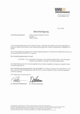 Haftpflichtversicherung